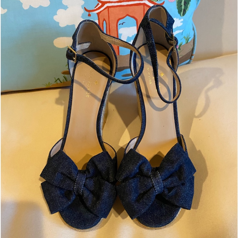 Darling Kate Spade bow espadrilles